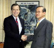 U.S. envoy Davies in Seoul