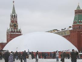 Dome over Lenin mausoleum