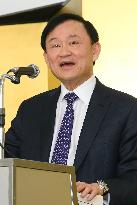 Ex-Thai PM Thaksin in Tokyo