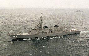 China warship directs 'fire-control' radar at Japan destroyer