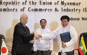 Japan, Myanmar business groups to boost cooperation