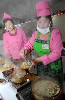 Cooking contest in Pyongyang