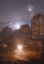 Fireworks to celebrate Lunar New Year