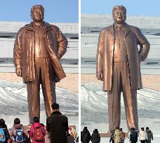 Kim Jong Il statue