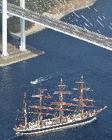 Russian sail ship in Nagasaki