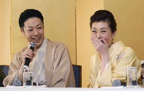 Kabuki actor Onoe Kikunosuke engaged