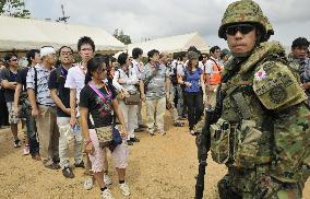 Evacuation drill for Japanese in Cobra Gold