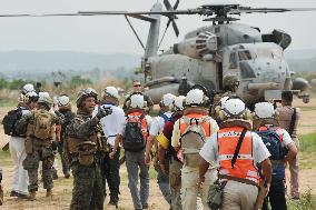 Evacuation drill for Japanese in Cobra Gold