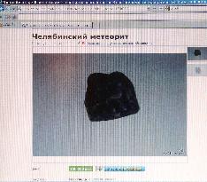 Russian website offers meteor sale
