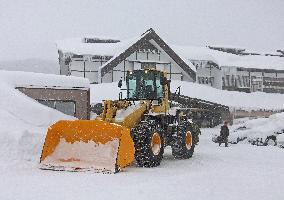 Record snow this winter