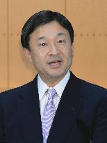 Japan crown prince turns 53