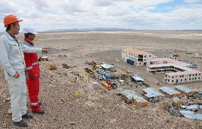 Uyuni salt flat in Bolivia