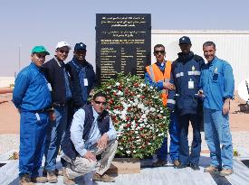 Memorial for victims of Algeria hostage crisis
