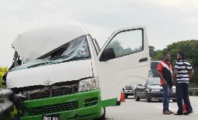 Traffic accident in Malaysia