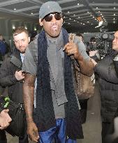 Ex-NBA star Rodman visits N. Korea