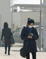 Japan air pollution from China