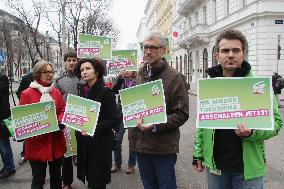 Antinuclear demonstration in Austria