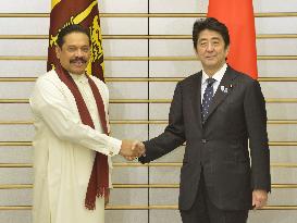 Sri Lankan president in Japan