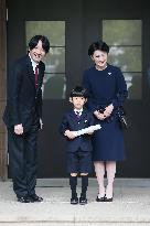Prince Hisahito graduates from kindergarten