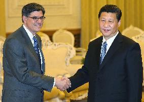 U.S. treasury secretary in China