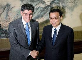 U.S. treasury secretary in China