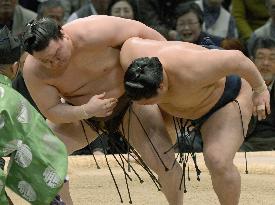 Hakuho wins spring sumo