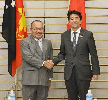 Papua New Guinean premier in Japan