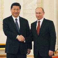 Chinese president in Russia