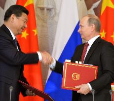 Chinese president in Russia