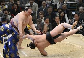 Spring sumo tournament