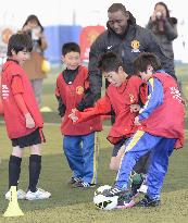 Andrew Cole in Japan disaster area