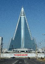 Ryugyong Hotel in Pyongyang