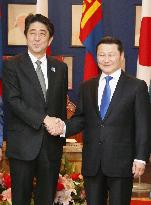 Abe's visit to Mongolia