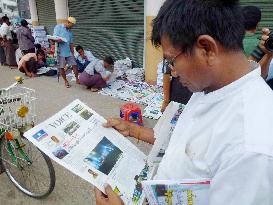 Myanmar sees return of private dailies after 50 years