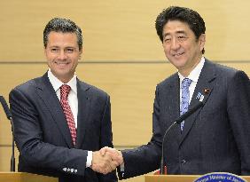 Mexican President Pena Nieto in Tokyo
