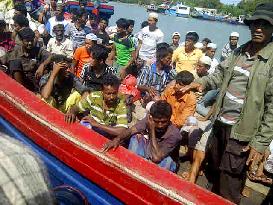 Rohingyas rescued in Indonesia