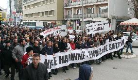 Demonstration in Kosovo