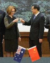 Australian Prime Minister Gillard in Beijing