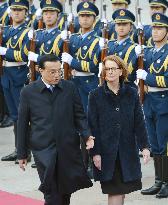 Australian Prime Minister Gillard in Beijing