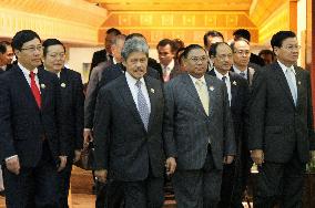 ASEAN foreign ministers in Brunei