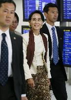 Suu Kyi visits Japan for 1st time in 27 yrs