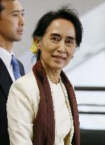 Suu Kyi visits Japan for 1st time in 27 yrs