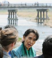 Suu Kyi in Kyoto