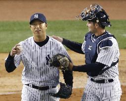 Kuroda pitches 5-hit shutout vs O's