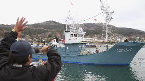 Japan starts whaling in coastal waters