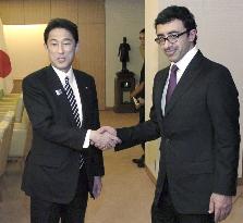 UAE foreign minister in Japan