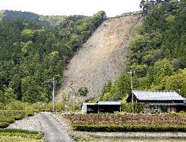 Landslides in Shizuoka