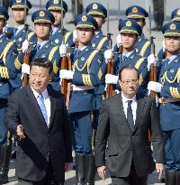 French Pres. Hollande in Beijing