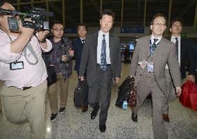 Japan senior defense official arrives in Beijing