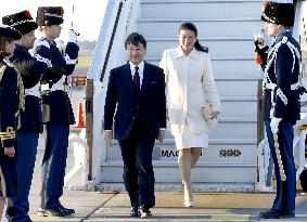 Japan crown prince, princess in Netherlands